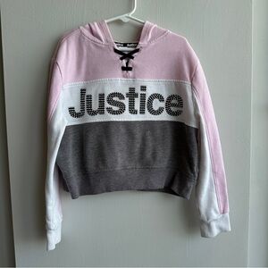 Justice girls hoodie size 8